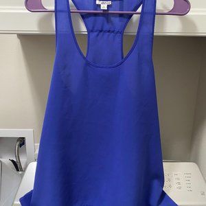 Blue Racerback Tank Size XL